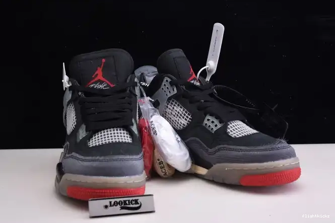 CV9388-001 Air x Off White Bred 4 Jordan Retro 0507